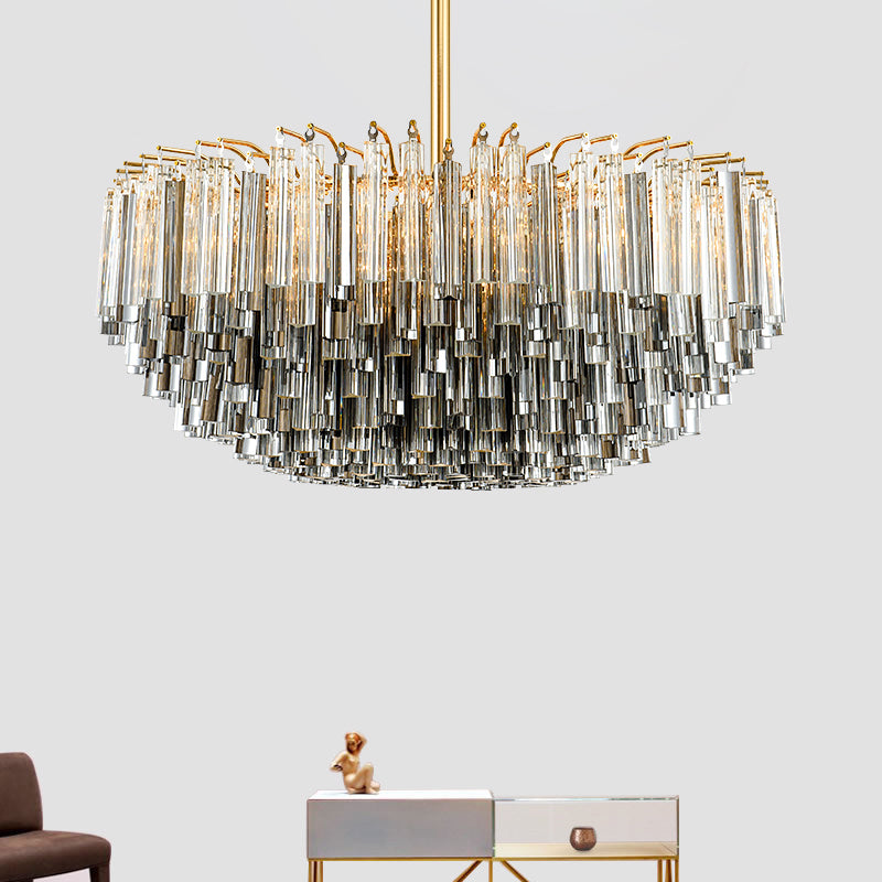SMOKY Chandelier by Lampadom - side view