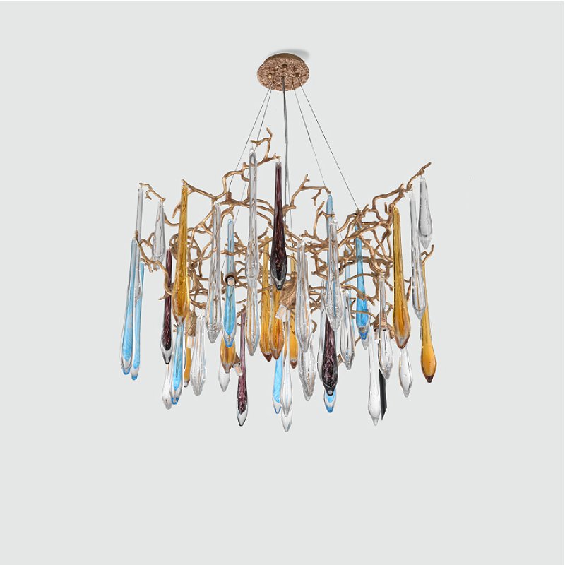 SPRUCE Chandelier by Lampadom - side view