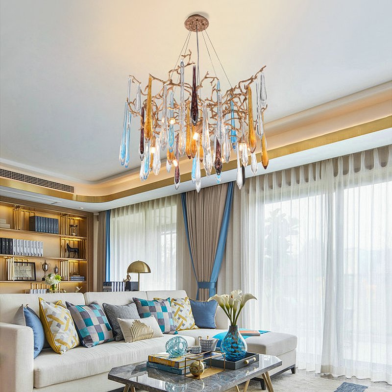 SPRUCE Chandelier by Lampadom - angle view