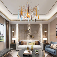 SPRUCE Chandelier by Lampadom - scale reference