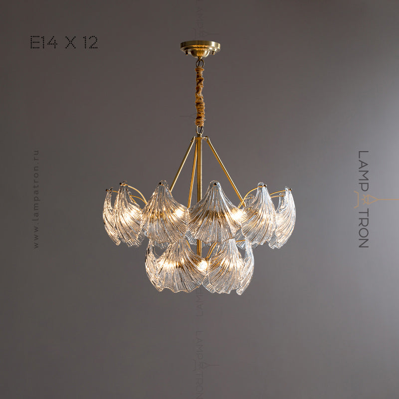 STEFANI Chandelier by Lampadom - angle view