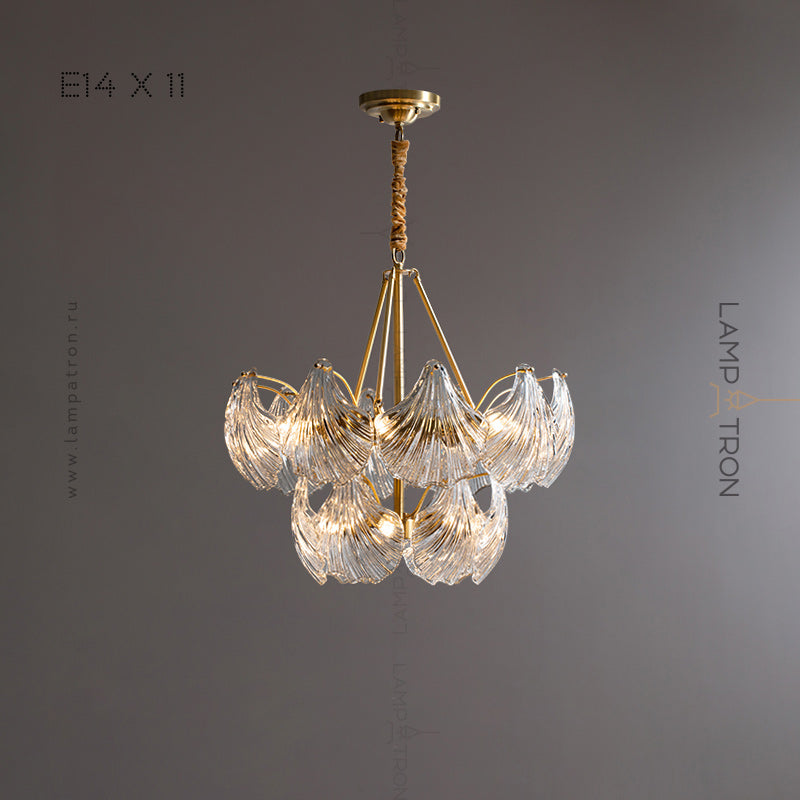 STEFANI Chandelier by Lampadom - top view