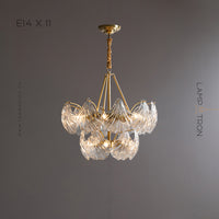 STEFANI Chandelier by Lampadom - top view