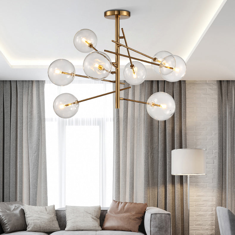 STOOLS Chandelier by Lampadom - side view