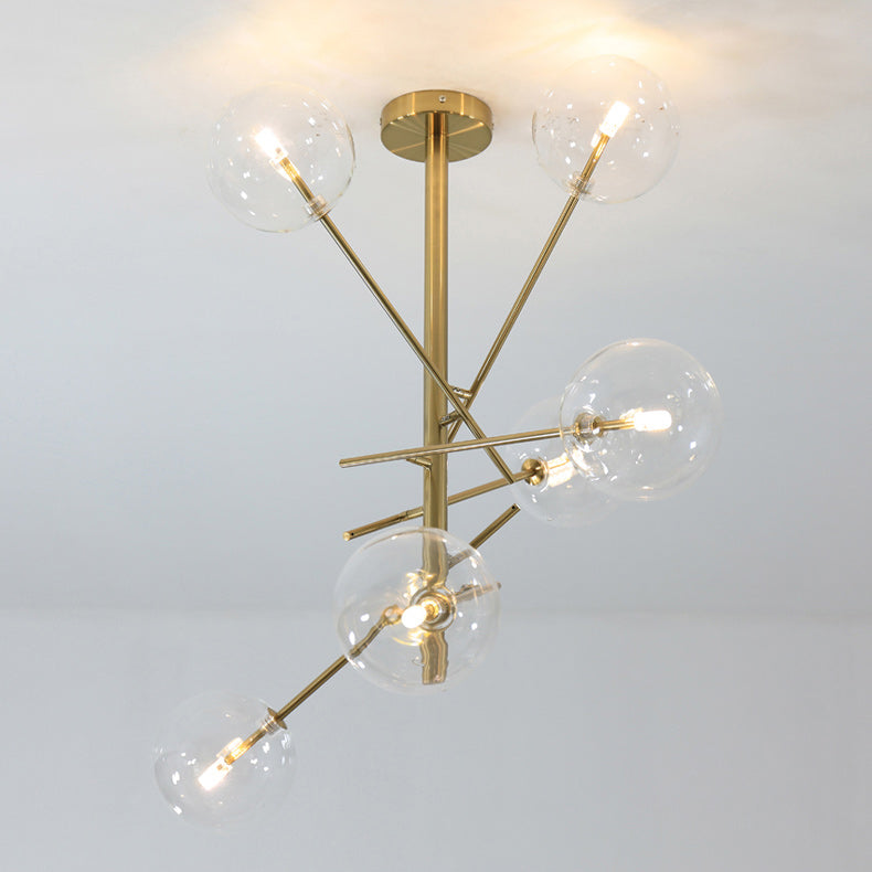 STOOLS Chandelier by Lampadom - angle view