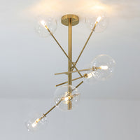 STOOLS Chandelier by Lampadom - angle view