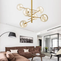 STOOLS Chandelier by Lampadom - top view