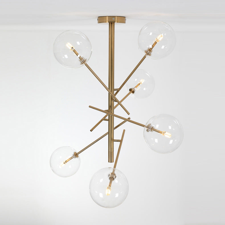 STOOLS Chandelier by Lampadom - side view