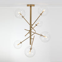 STOOLS Chandelier by Lampadom - side view