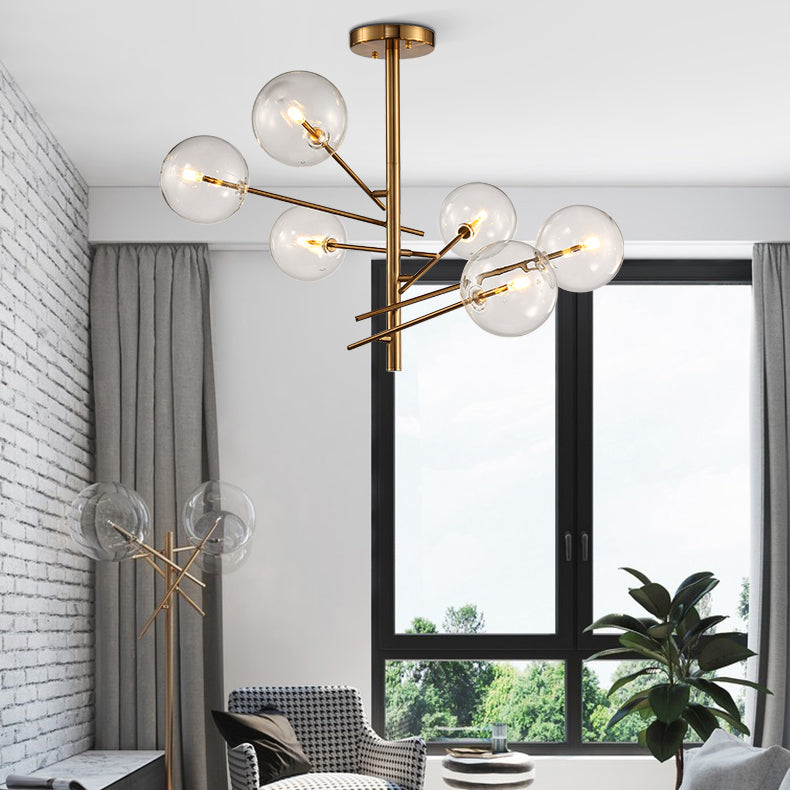 STOOLS Chandelier by Lampadom - angle view