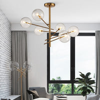 STOOLS Chandelier by Lampadom - angle view