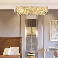 TESORO Linear Chandelier by Lampadom - ambient shot