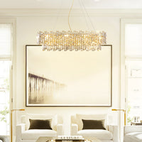 TESORO Linear Chandelier by Lampadom - detail view