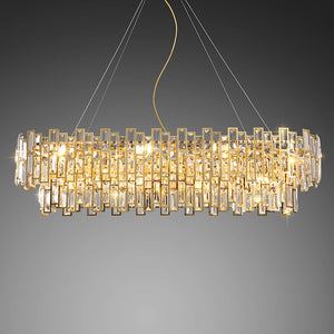 TESORO Linear Chandelier by Lampadom