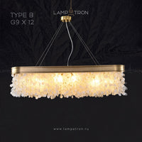 VERONA Chandelier by Lampadom - side view