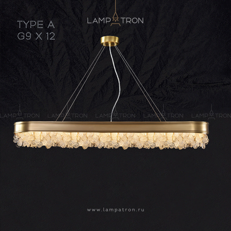 VERONA Chandelier by Lampadom - angle view
