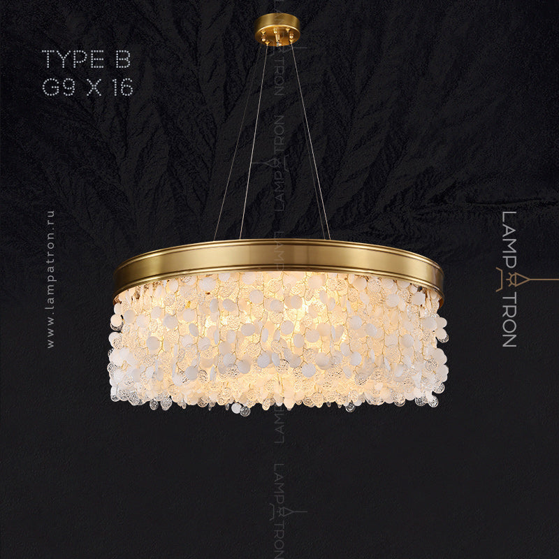 VERONA Chandelier by Lampadom - top view