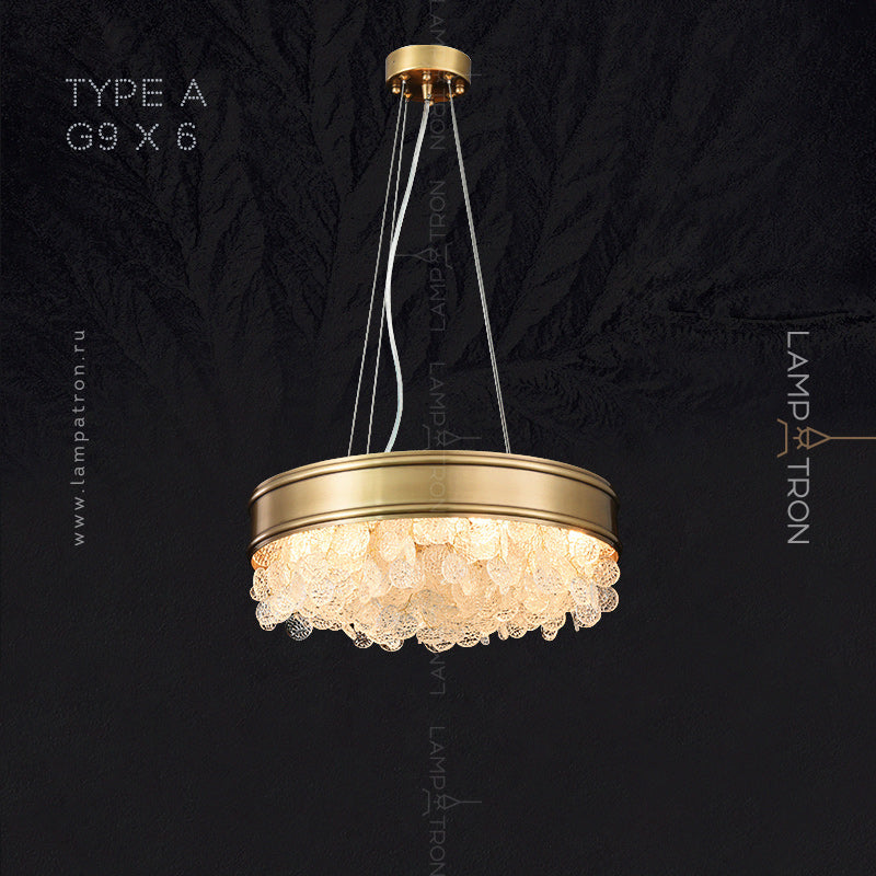 VERONA Chandelier by Lampadom - close-up