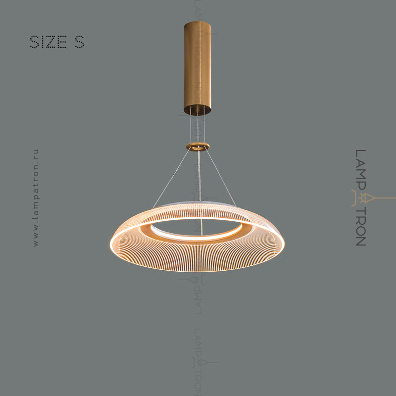 VIDIA Ring Chandelier by Lampadom - top view