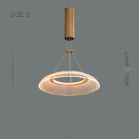 VIDIA Ring Chandelier by Lampadom - top view