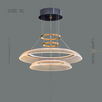 VIDIA Ring Chandelier by Lampadom - close-up