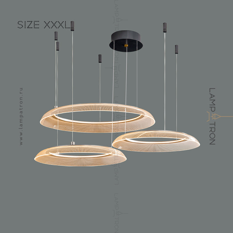 VIDIA Ring Chandelier by Lampadom - scale reference
