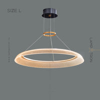 VIDIA Ring Chandelier by Lampadom - side view
