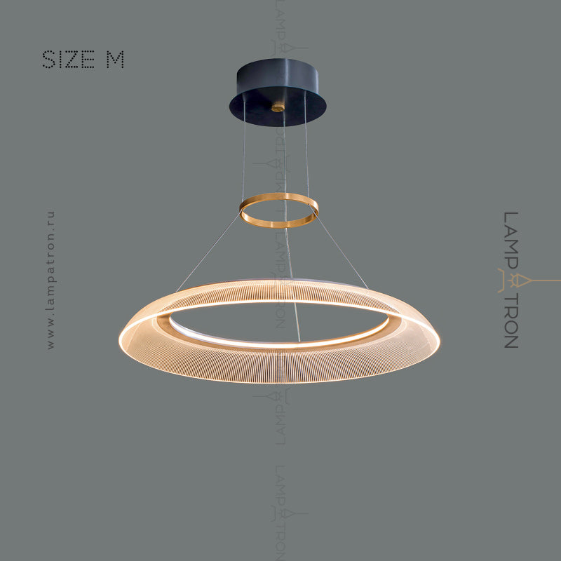 VIDIA Ring Chandelier by Lampadom - angle view