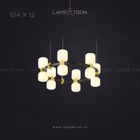 WENDEL Ring Chandelier by Lampadom - scale reference
