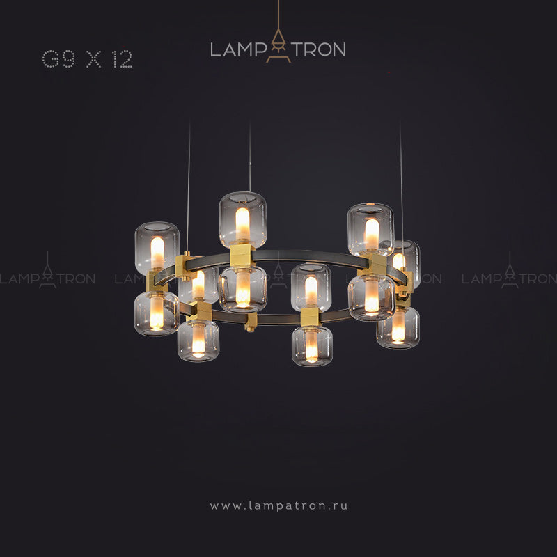 WENDEL Ring Chandelier by Lampadom - ambient shot