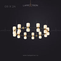 WENDEL Ring Chandelier by Lampadom - detail view