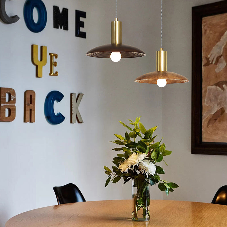 WOOD C Pendant by Lampadom - side view