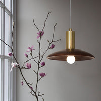 WOOD C Pendant by Lampadom - side view